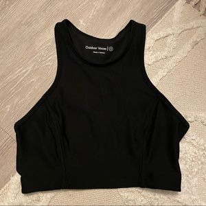 athena crop sports bra from outdoor voices, size m